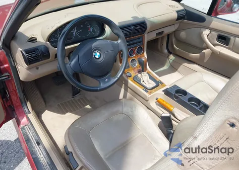 2002 BMW Z3 2.5I z USA, uszkodzony, nr VIN 4USCN33472LM06416